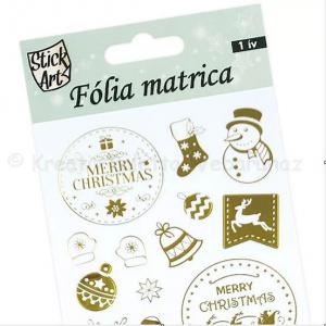 Matrica - Karácsonyi minta