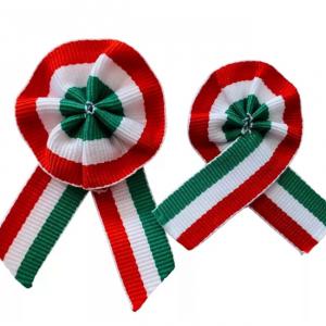 Nemzeti színű szövött szalag  18 mm