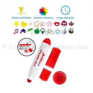 Nyomdázós filctoll készlet 18 db