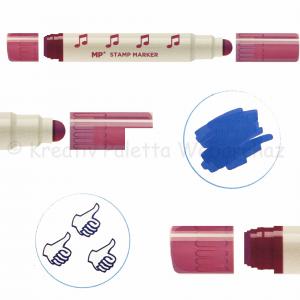 Nyomdázós filctoll készlet 18 db