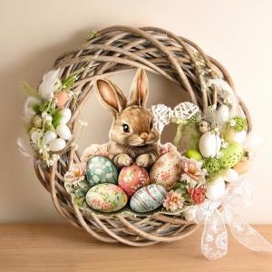 Nyomtatott dekorkarton - húsvéti nyuszi