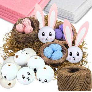 Nyuszi fej 3 cm - lány