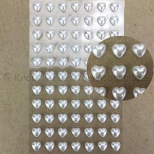 Öntapadó 3D szív 10 mm, 21 db