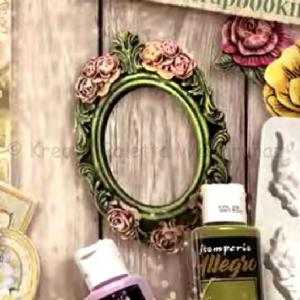 Öntőforma lágy PVC A4 - keretek  Precious frames