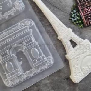 Öntőforma lágy PVC A4 - Oh la la Párizs, Eiffel