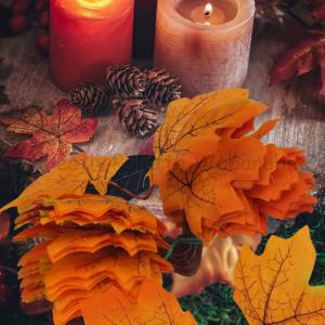 Őszi falevelek - narancs