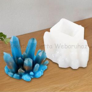 Professzionális szilikon öntőforma - kristály 6 x 7 x 5,5 cm