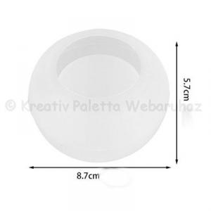 Professzionális szilikon öntőforma - mécsestartó 5,7 x 8,7 cm