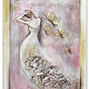 Rizspapír  sziluett A/4 - éld az álmod - Viviendo tu sueno