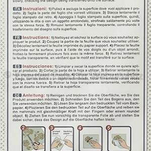 Rub-on, feldörzsölhető matrica - Cosmos Infinity zodiac - állatövi jegy