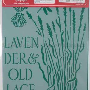 Stencil G, 21 x 29,7 cm - levendula