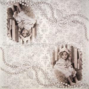 Szalvéta - a kis Viktória