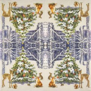 Szalvéta - állatok karácsonya