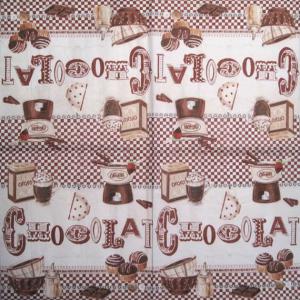 Szalvéta - csokoládé és kakaó