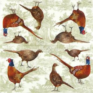 Szalvéta - fácánok