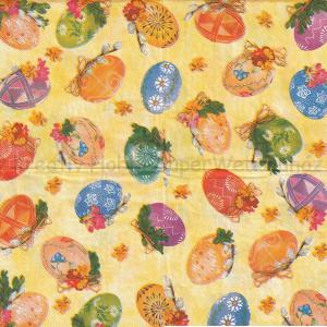 Szalvéta - festett tojások