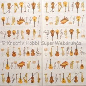 Szalvéta - hangszerek - Orchestra