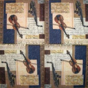 Szalvéta - hegedű, szaxofon  - music