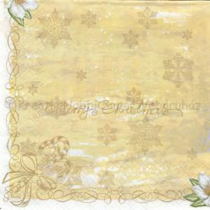 Szalvéta - hóember építés