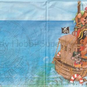 Szalvéta - kalóz macik