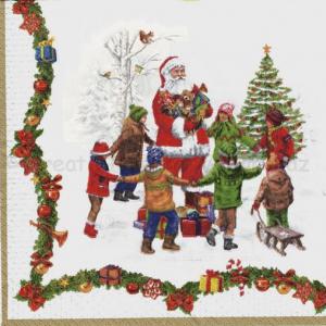 Szalvéta - karácsonyi tánc