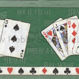 Szalvéta - kártya, francia