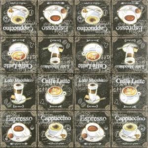 Szalvéta - kávéfajták - Types Of Coffee