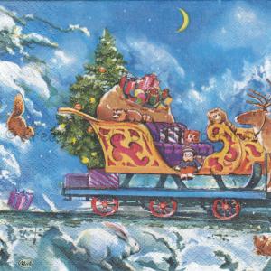 Szalvéta - mikulásvonat