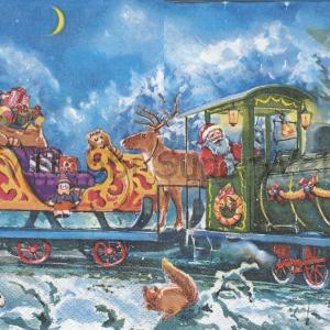 Szalvéta - mikulásvonat