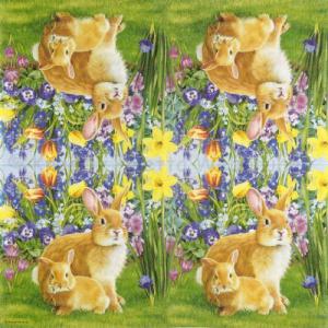 Szalvéta - nyuszi mama