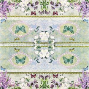 Szalvéta - pillangó medál - Butterfly Medaillon