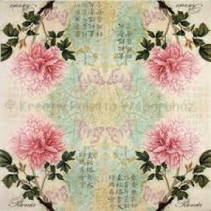 Szalvéta - pünkösdi rózsa