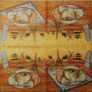 Szalvéta - reggeli kávé mindenhol