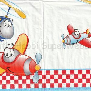 Szalvéta - repülőgép és helikopter - Airplane and  Helicopter