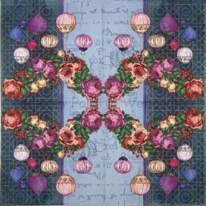 Szalvéta - romantikus díszek 25 x 25 cm