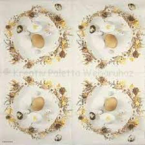 Szalvéta - tojás koszorú
