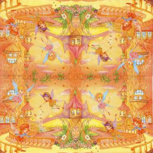 Szalvéta - tündérek - Three Fairies