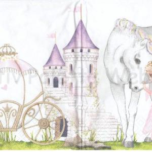 Szalvéta - Unicornis és Princess