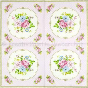 Szalvéta - virágcsokor