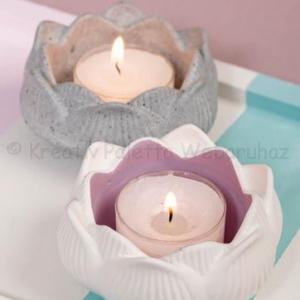 Szilikon forma - lótuszvirág tál