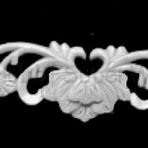 Szilikon öntőforma - barokk díszítő minta tavirózsa