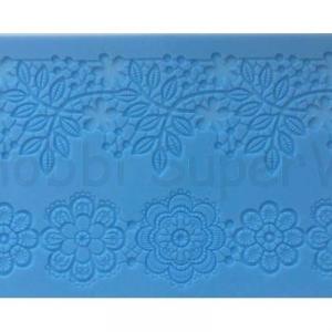 Szilikon öntőforma - csipke sorminta nagy méret