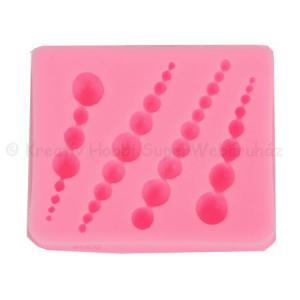 Szilikon öntőforma - gyöngysor, vegyes