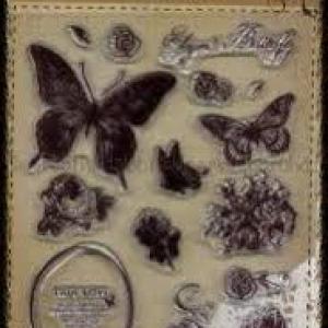 Szilikon pecsételő - pillangók