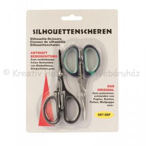 Sziluett olló 11 cm, 2 db - teflon/sima