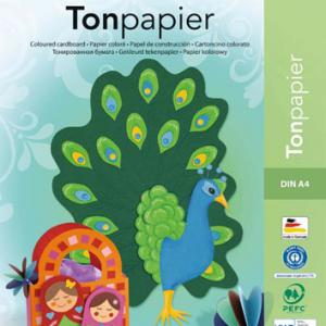Színes papír A/4, 130 g 20 lap, 10 szín/cs
