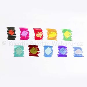 Színváltós filctoll 12 db - Cameleon magic