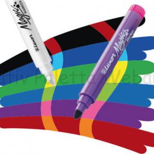 Színváltós filctoll 8 db - LUXOR Magic Marker