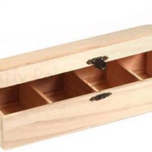 Teafiltertartó 4 rekeszes 25 x 9,5 x 6,7 cm