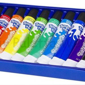 Tempera készlet tubusos 12 x 12 ml - Colorino